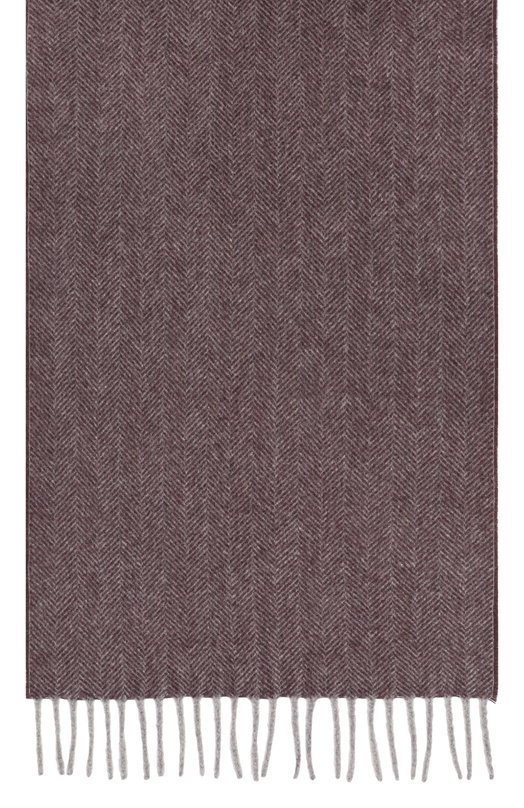 Шарф из шерсти и кашемира Andrea Campagna 623253 Коричневый  623253 Фото 4