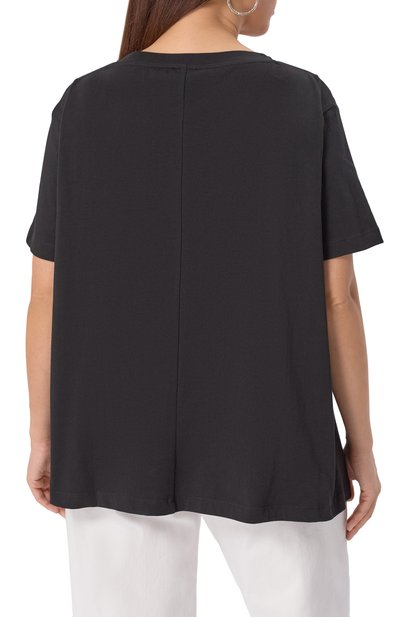 Хлопковая футболка PERSONA BY MARINA RINALDI, арт. GIRANTE, фото 4