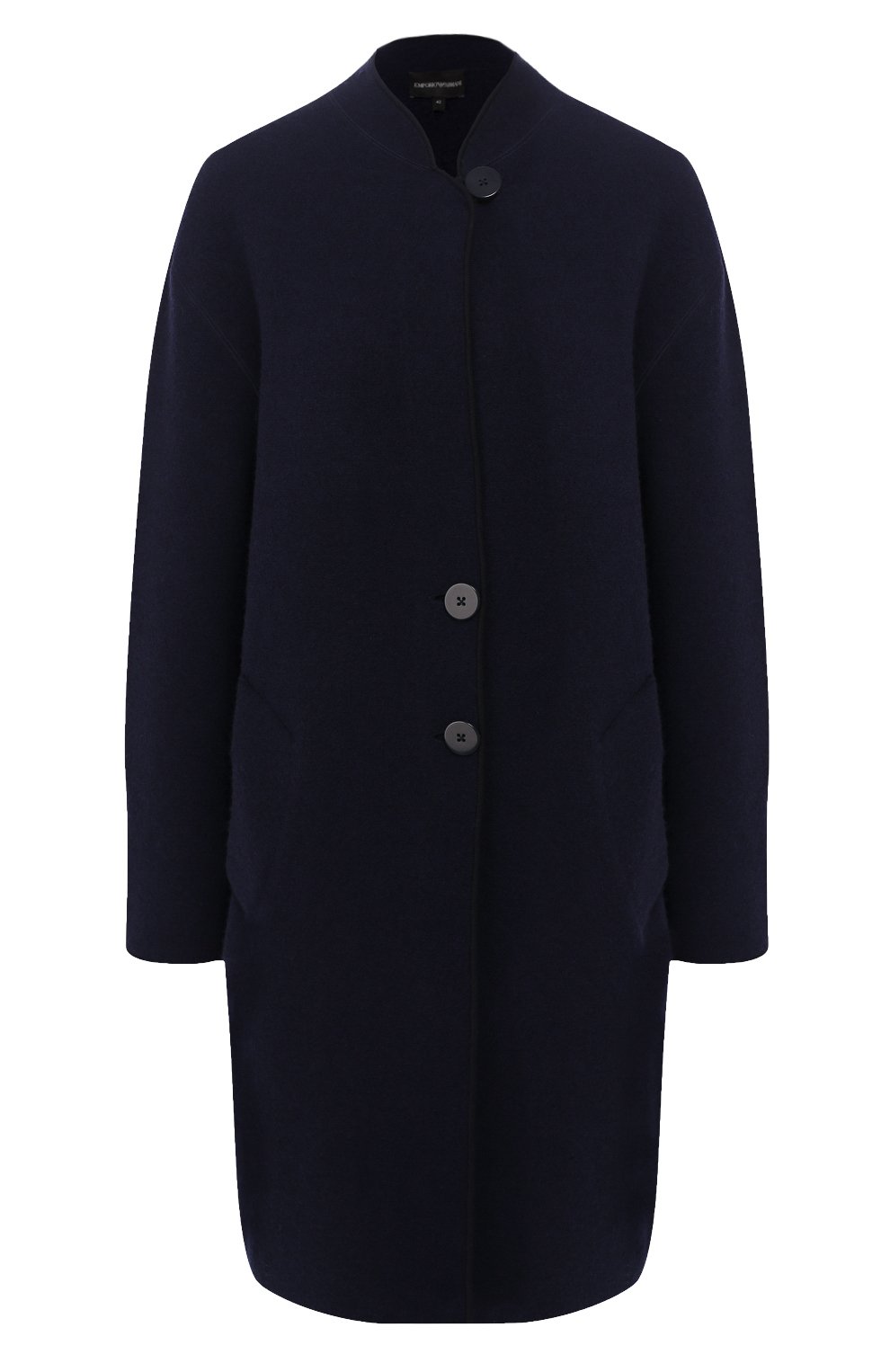 Пальто из смеси шерсти и хлопка EMPORIO ARMANI, арт. 6G2LT2/2M11Z, фото 1