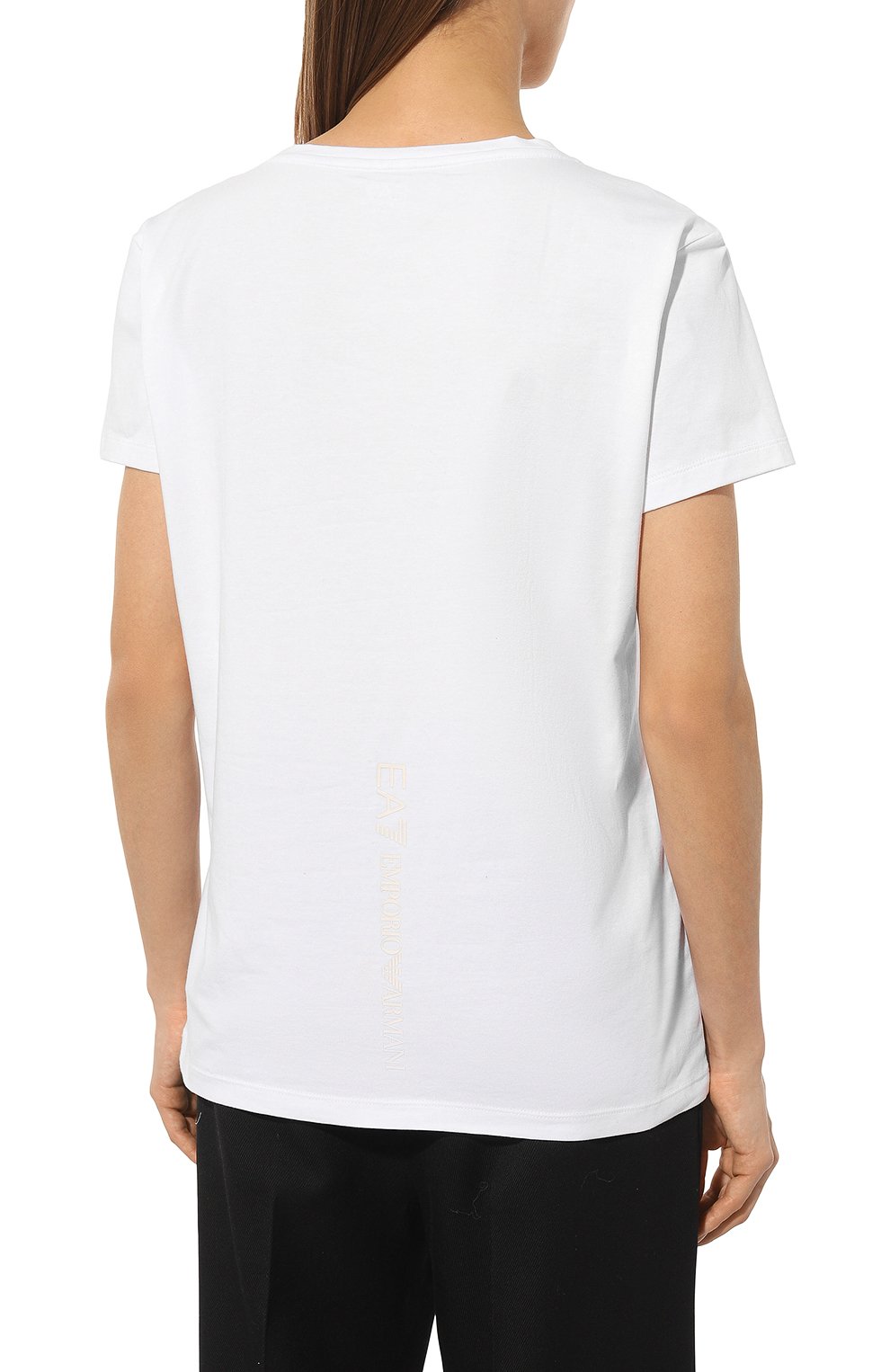 Хлопковая футболка EA7, арт. 8NTT66/TJFKZ, фото 4