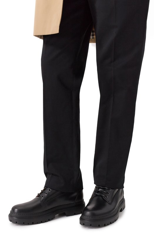 Кожаные ботинки Hallen Bally MSB0A9/VT910 Чёрный  MSB0A9/VT910 Фото 3