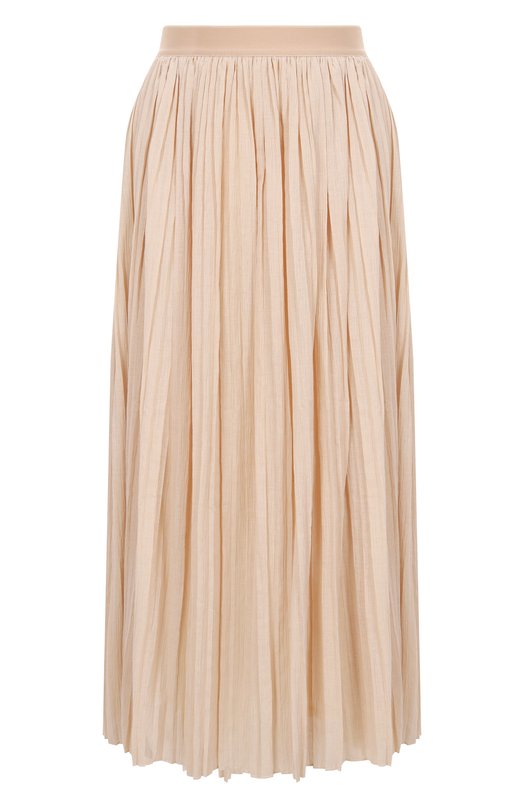 Плиссированная юбка Weekend Max Mara CRAL Бежевый CRAL