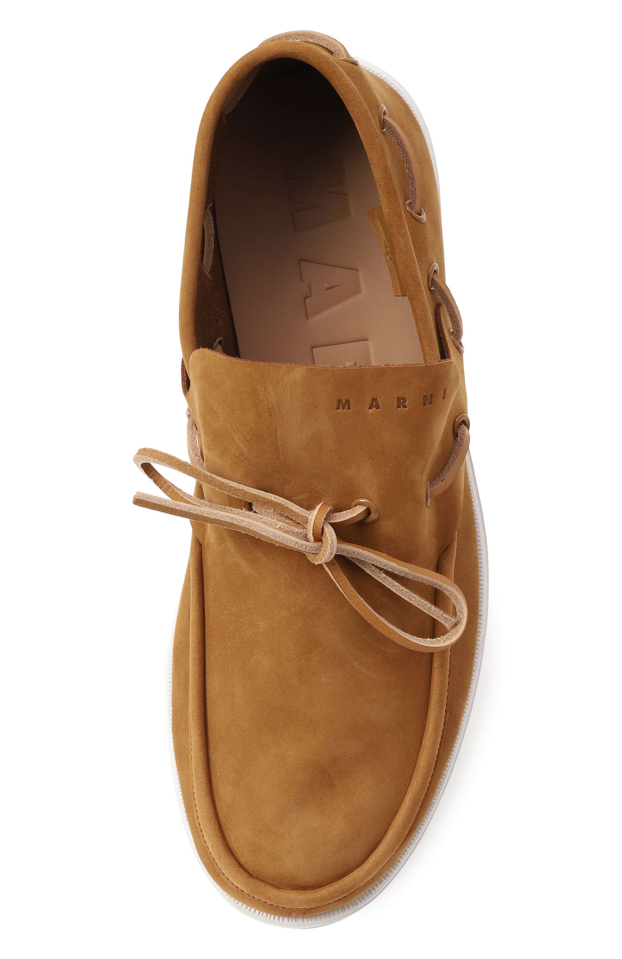 Топсайдеры из нубука MARNI, арт. M0MS005902/P7325, фото 6