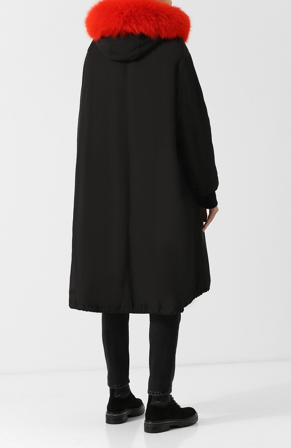 Двусторонняя норковая шуба на молнии с капюшоном YS ARMY PARIS, арт. 8WFM03000N33X, фото 4