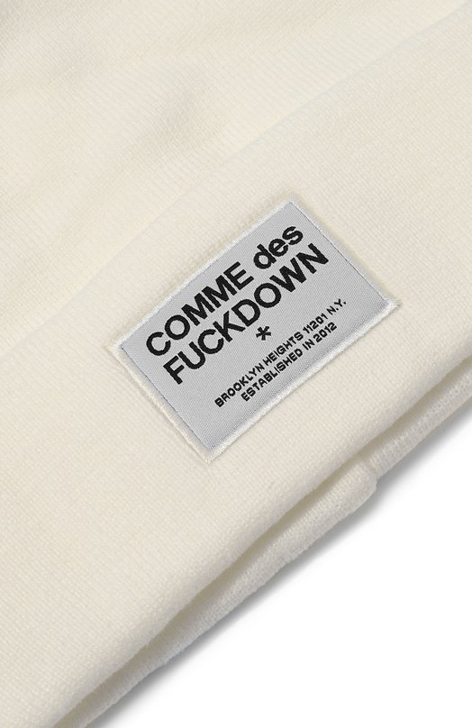 Шапка Comme des Fuckdown CFACX00202 Белый  CFACX00202 Фото 3