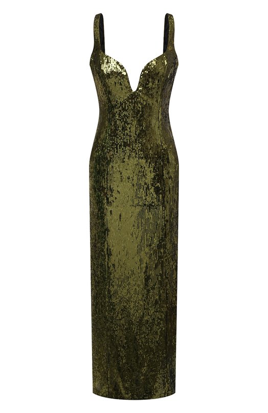 

Платье с пайетками Galvan London, Зелёный