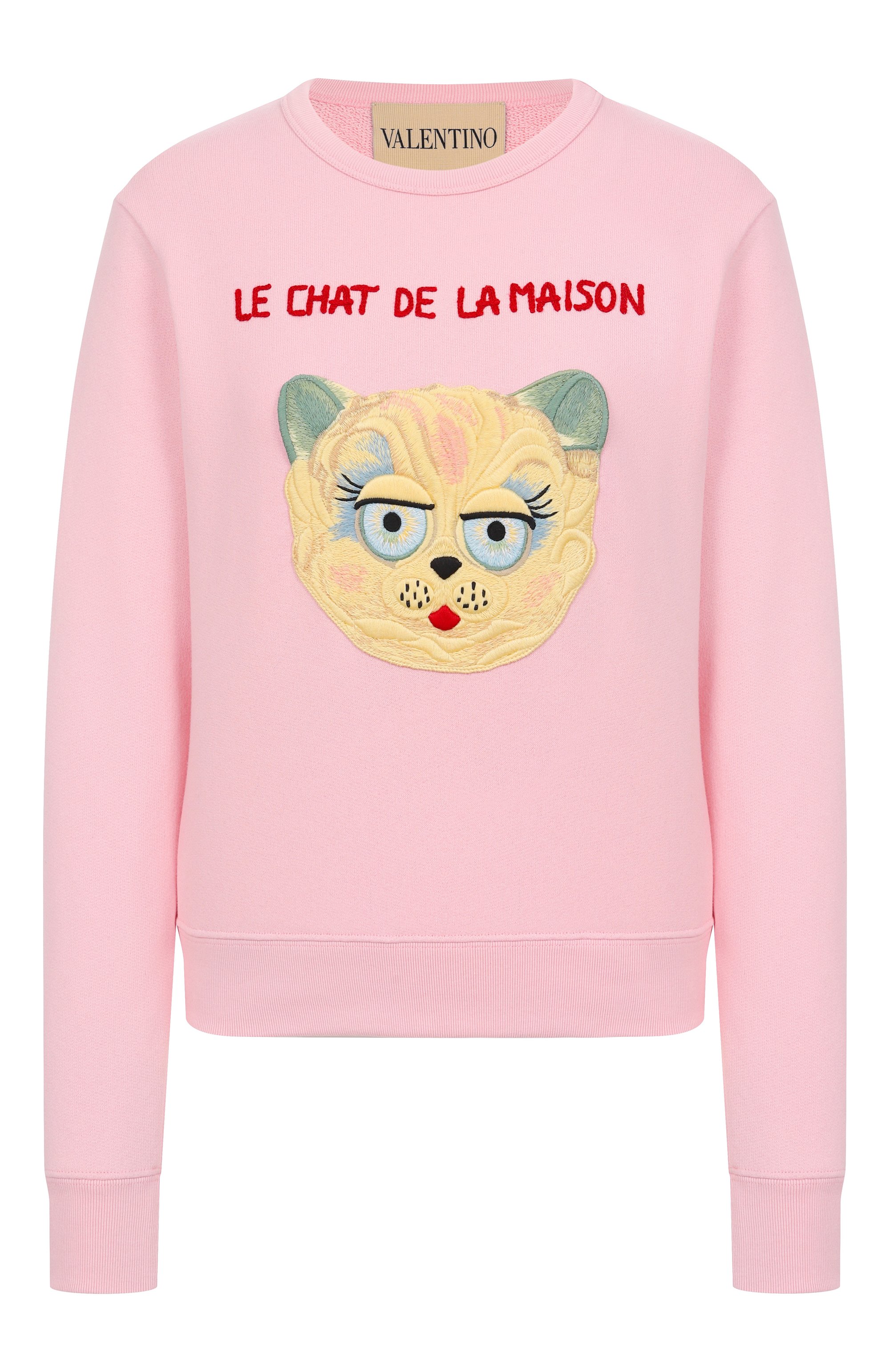 Хлопковый свитшот VALENTINO, арт. 7B3MF25A9N8, фот�о 1