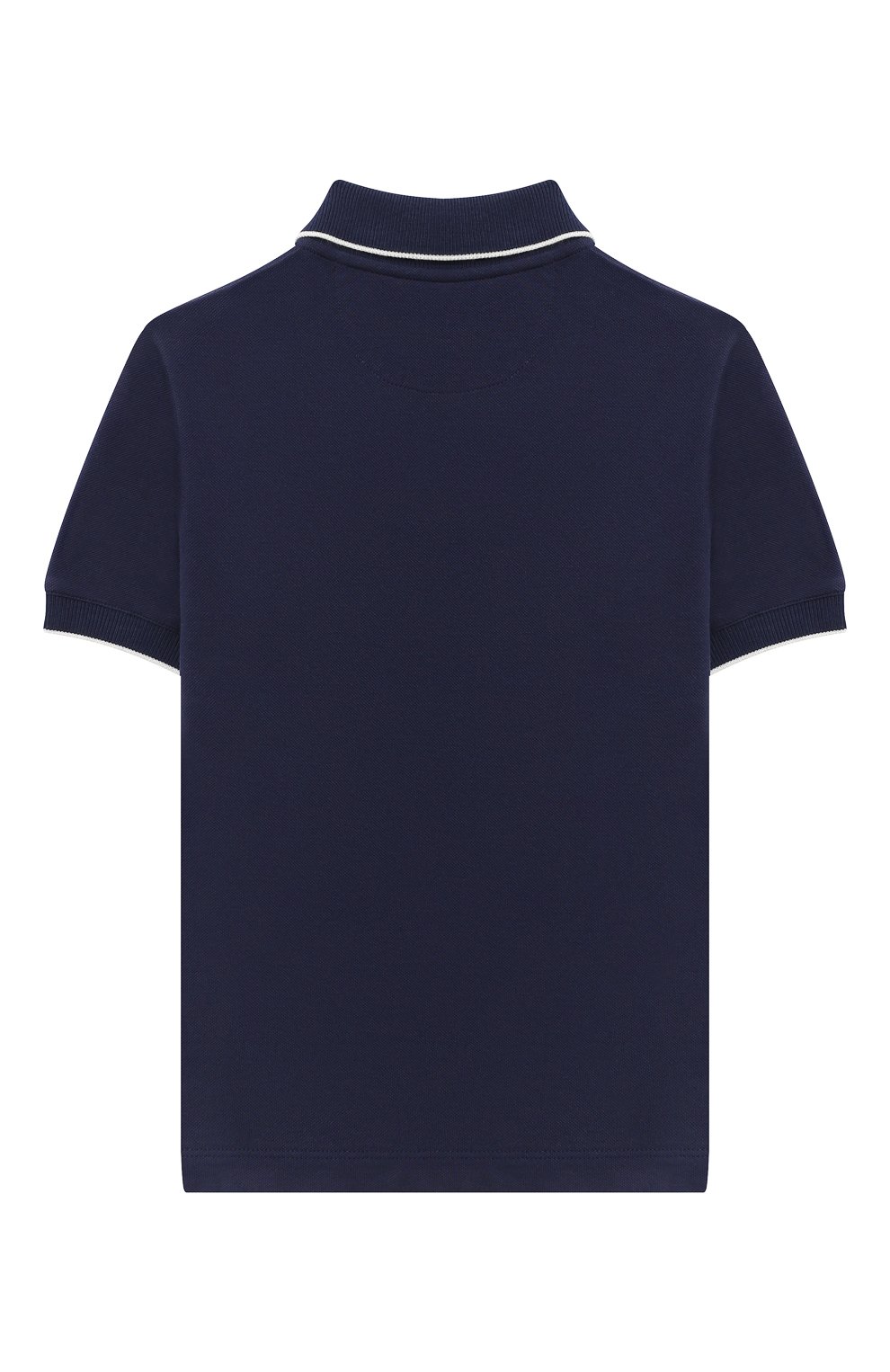 Хлопковое поло BRUNELLO CUCINELLI темно-синего цвета по цене 19100 руб., арт. BE854T317A, фото 2 Хлопковое поло BRUNELLO CUCINELLI, арт. BE854T317A, фото 2