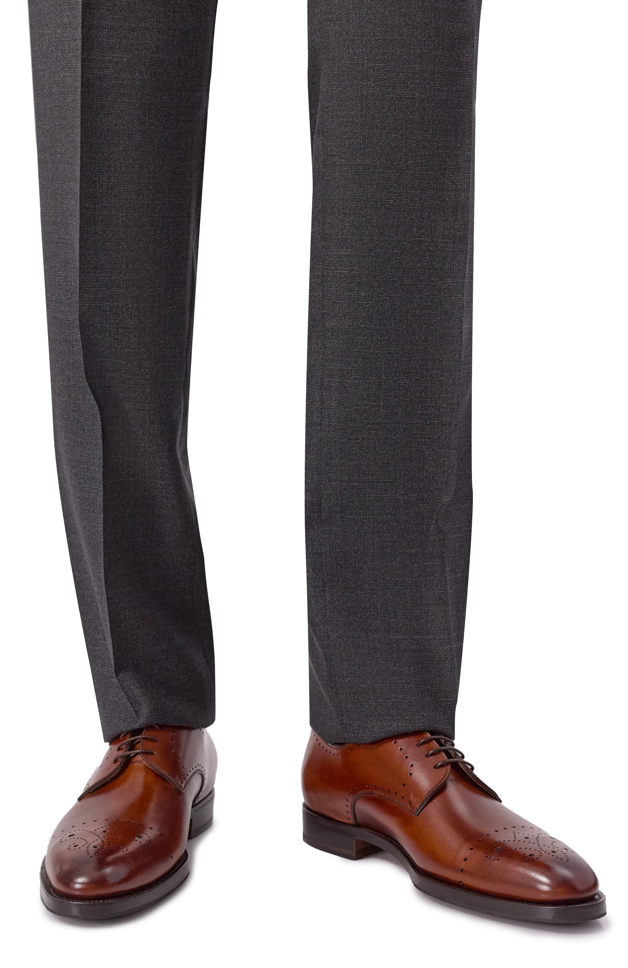 Кожаные дерби KITON, арт. USSA092N0010108, фото 3