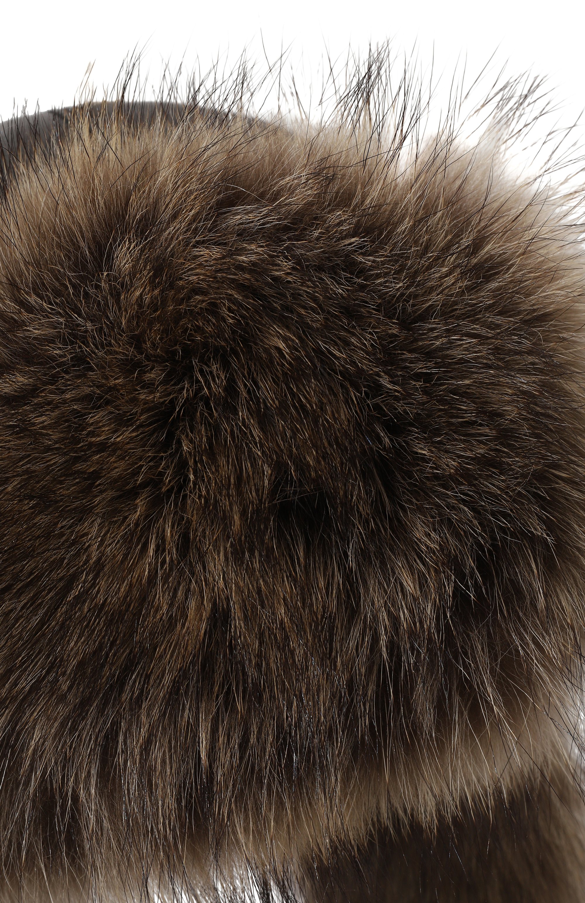 Кожаная шапка-ушанка с мехом енота VICTORIA KUSENKOVA, арт. 338508049159, фото 3