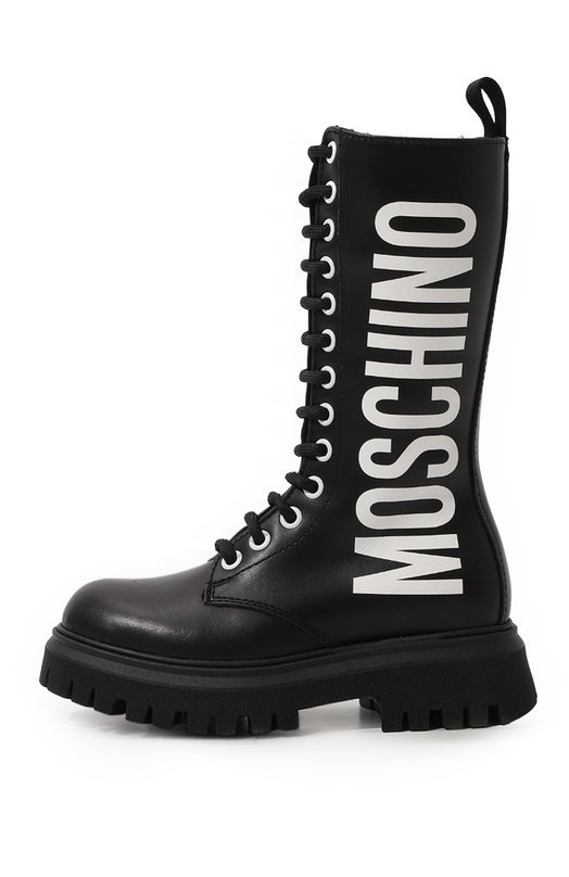 Кожаные ботинки Moschino 2