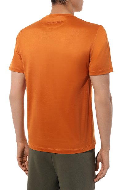 Хлопковая футболка  STEFANO RICCI, арт. MNH4103000/TE0001, фото 4