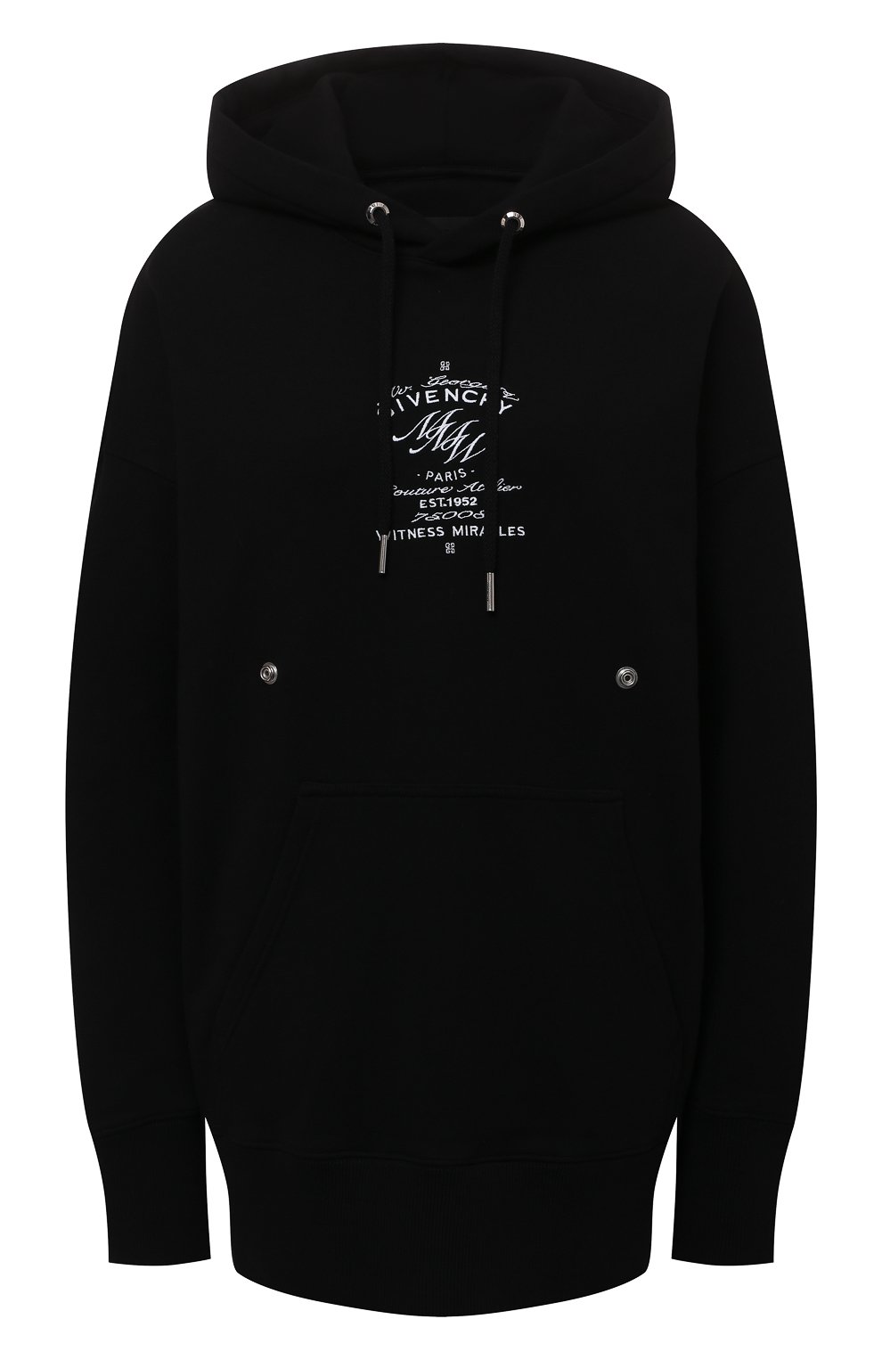 Хлопковое худи GIVENCHY черного цвета по цене 122000 руб., арт. BWJ0263Z7A, фото 1 Хлопковое худи GIVENCHY, арт. BWJ0263Z7A, фото 1