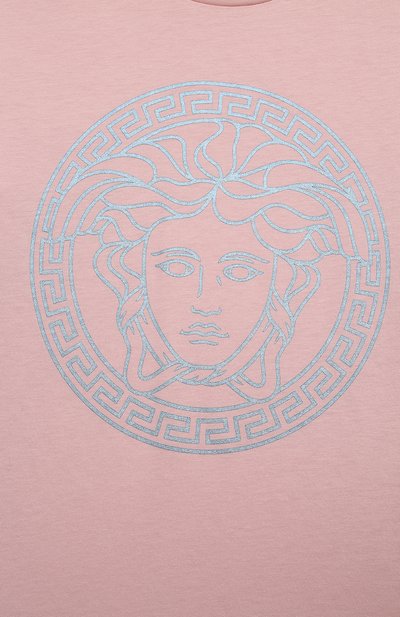 Хлопковая футболка VERSACE, арт. 1000239/1A11718/8-14, фото 3
