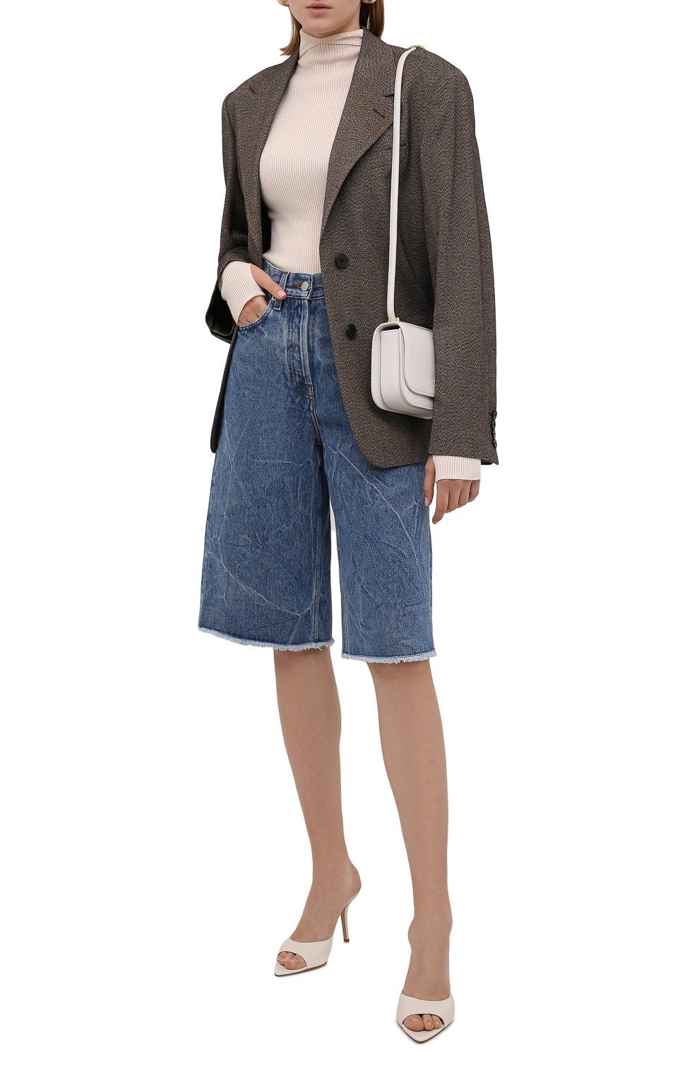 Джинсовые шорты DRIES VAN NOTEN, арт. 212-012406-3381, фото 2