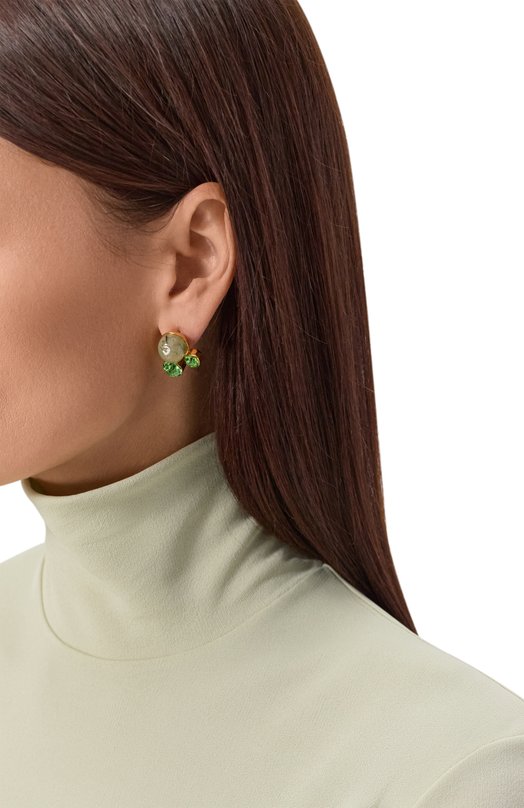 Серьги Dries Van Noten 018240-085-628 Зелёный  018240-085-628 Фото 2