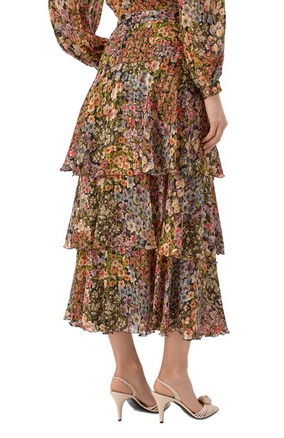 Шелковая юбка VALENTINO, арт. 8B3RAEN1/A08, фото 3