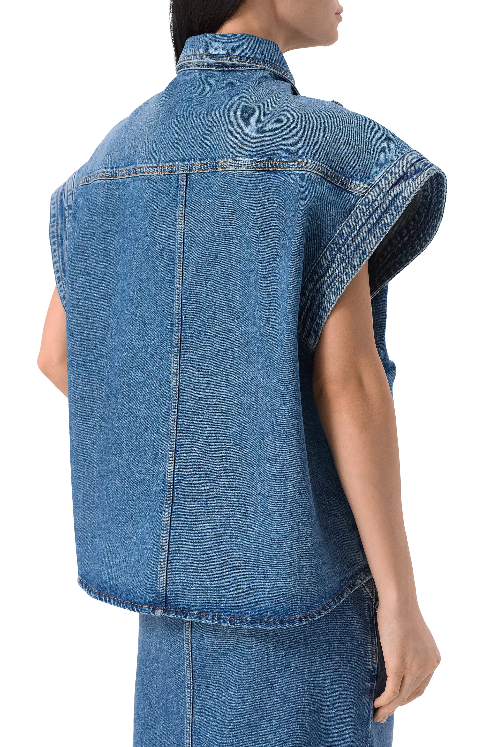 Джинсовый жилет IRO, арт. WP100ELYCIA, фото 4