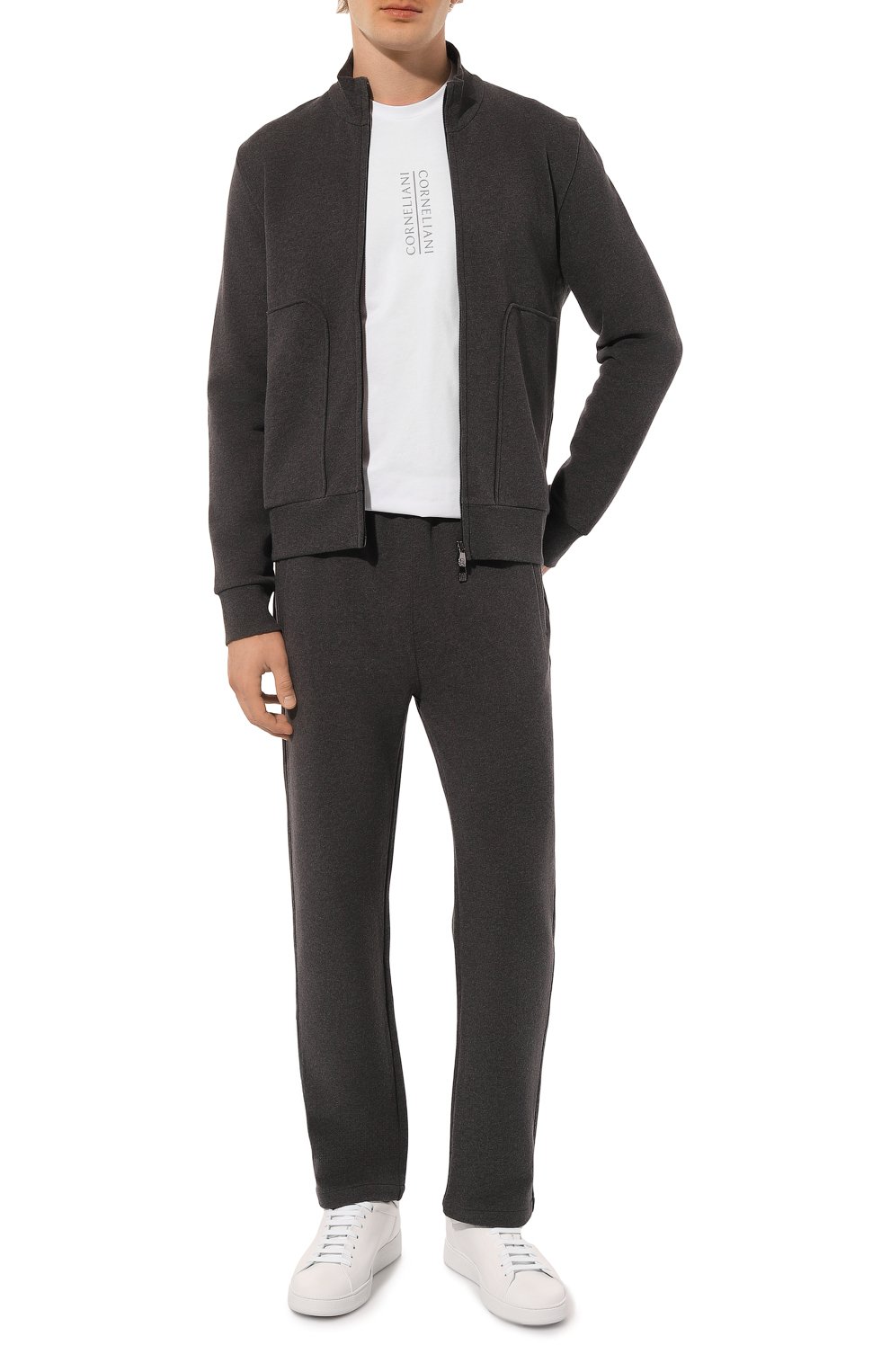 Хлопковый лонгслив CORNELIANI, арт. 94G583-9425041, фото 2