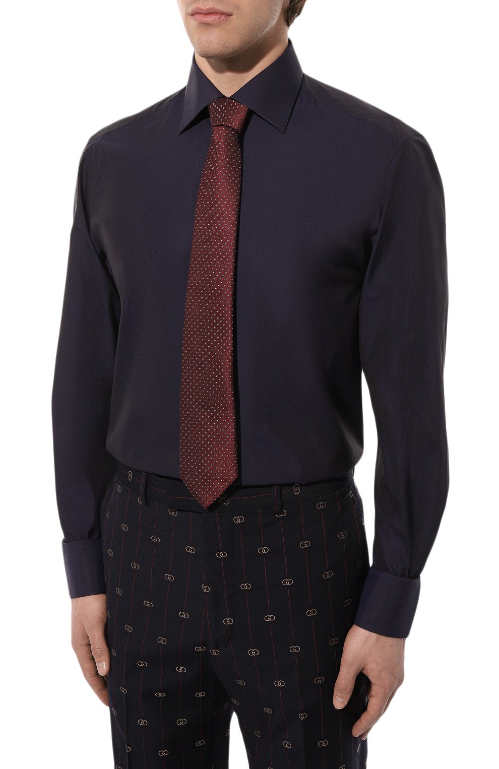 Хлопковая сорочка STEFANO RICCI, арт. MC003678/R122B, фото 3