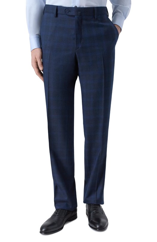 Шерстяной костюм Stefano Ricci S1SF432220/W0020T_001 Синий  S1SF432220/W0020T_001 Фото 4