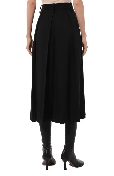 Шерстяные кюлоты GOOROO черного цвета по цене 84510 руб., арт. P015-3000-900-FW24/25, фото 4 Шерстяные кюлоты GOOROO, арт. P015-3000-900-FW24/25, фото 4