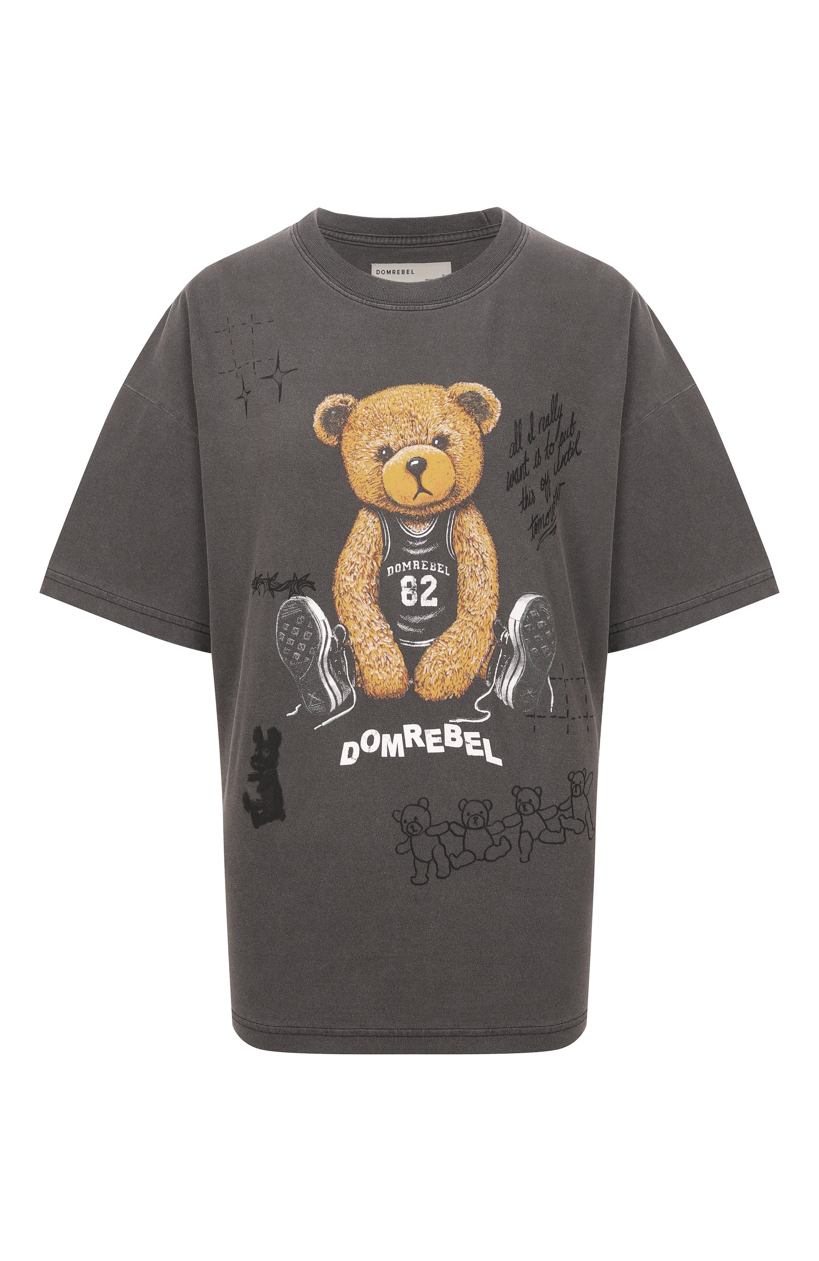 Хлопковая футболка DOMREBEL, арт. PLAY SKETCH/T-SHIRT, фото 1