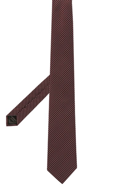 Шелковый галстук BRIONI бордового цвета по цене 25950 руб., арт. 062I00/P0446, фото 2 Шелковый галстук BRIONI, арт. 062I00/P0446, фото 2