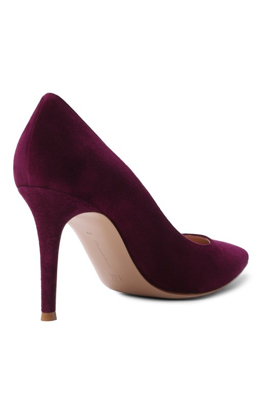 Замшевые туфли Gianvito 85 Gianvito Rossi G24580.85RIC.CAMP0IS Фиолетовый  G24580.85RIC.CAMP0IS Фото 5