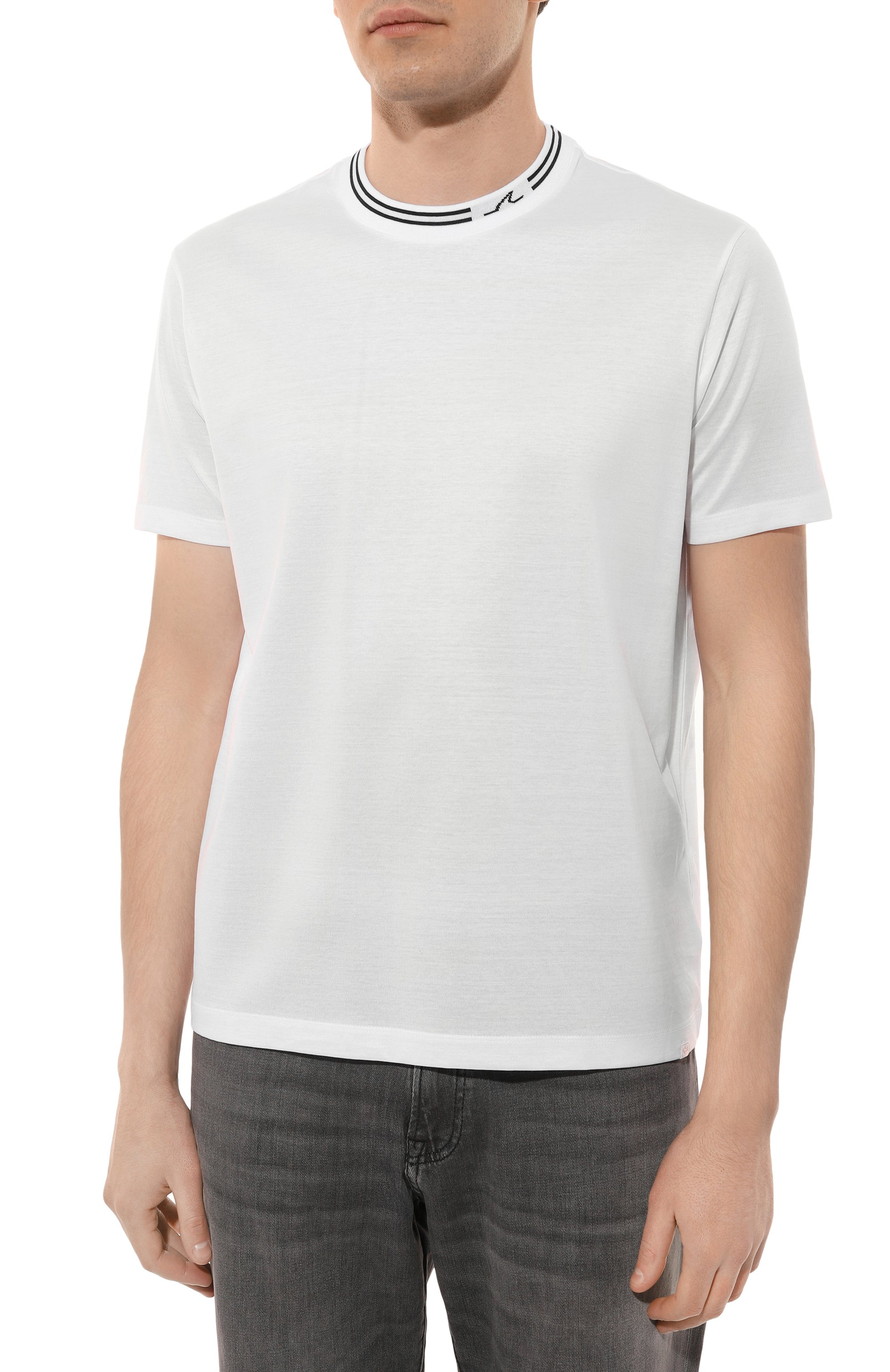 Хлопковая футболка PAUL&SHARK, арт. 25411045, фото 3