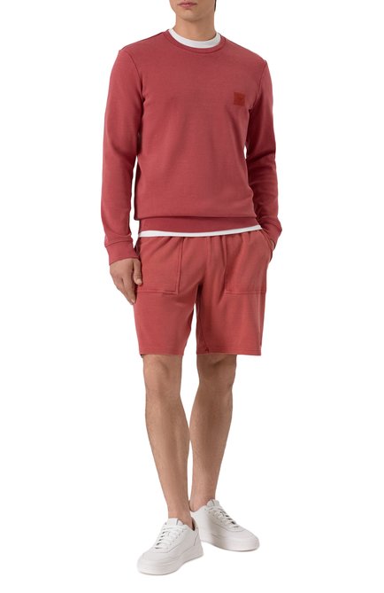 Мужские хлопковые шорты EMPORIO ARMANI, арт. EM000498/AF10786