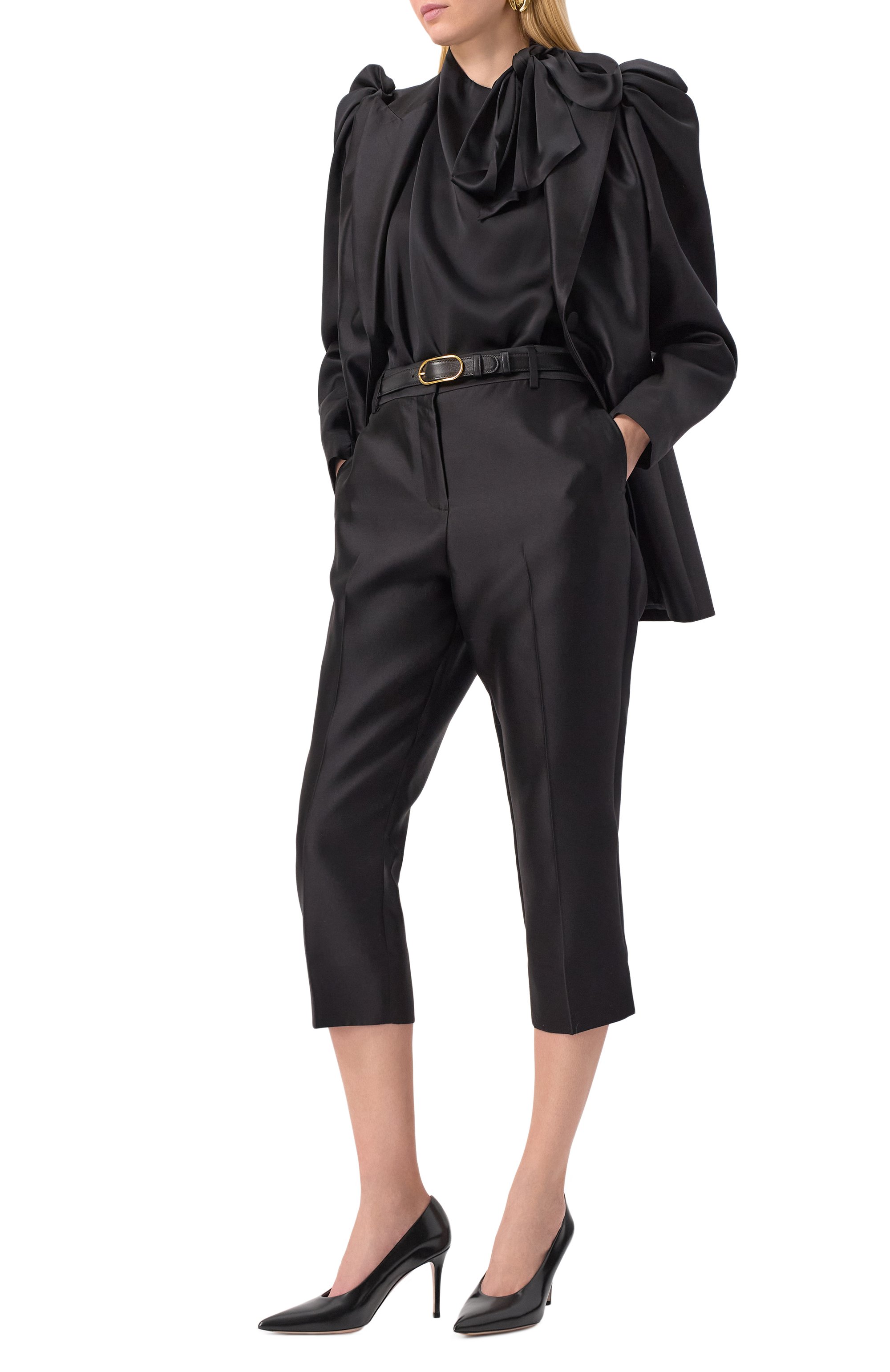 Кожаные туфли robbie 85 GIANVITO ROSSI, арт. G22277.85RIC.T0KNER0, фото 2