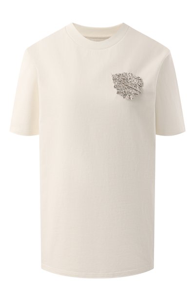 Женская хлопковая футболка JIL SANDER, арт. J03GC0134/J20244