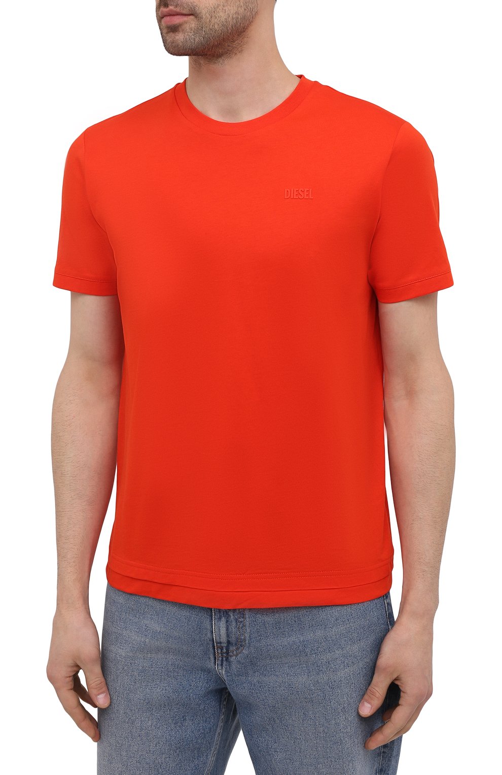 Хлопковая футболка DIESEL, арт. A00400/0HAYU, фото 3