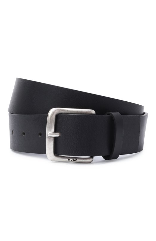 Кожаный ремень HUGO 50553774 Чёрный 50553774