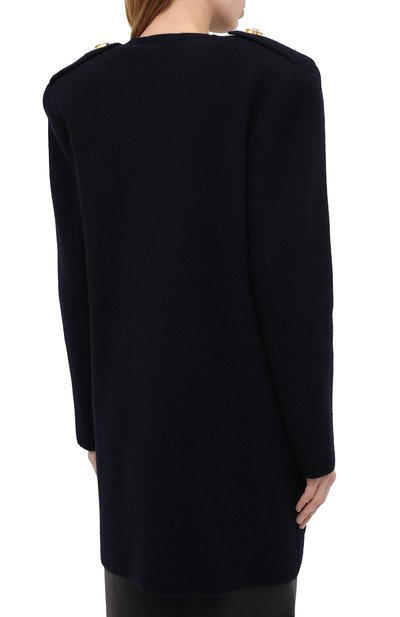 Шерстяной жакет BALMAIN темно-синего цвета по цене 238500 руб., арт. UF07849/K193, фото 4 Шерстяной жакет BALMAIN, арт. UF07849/K193, фото 4