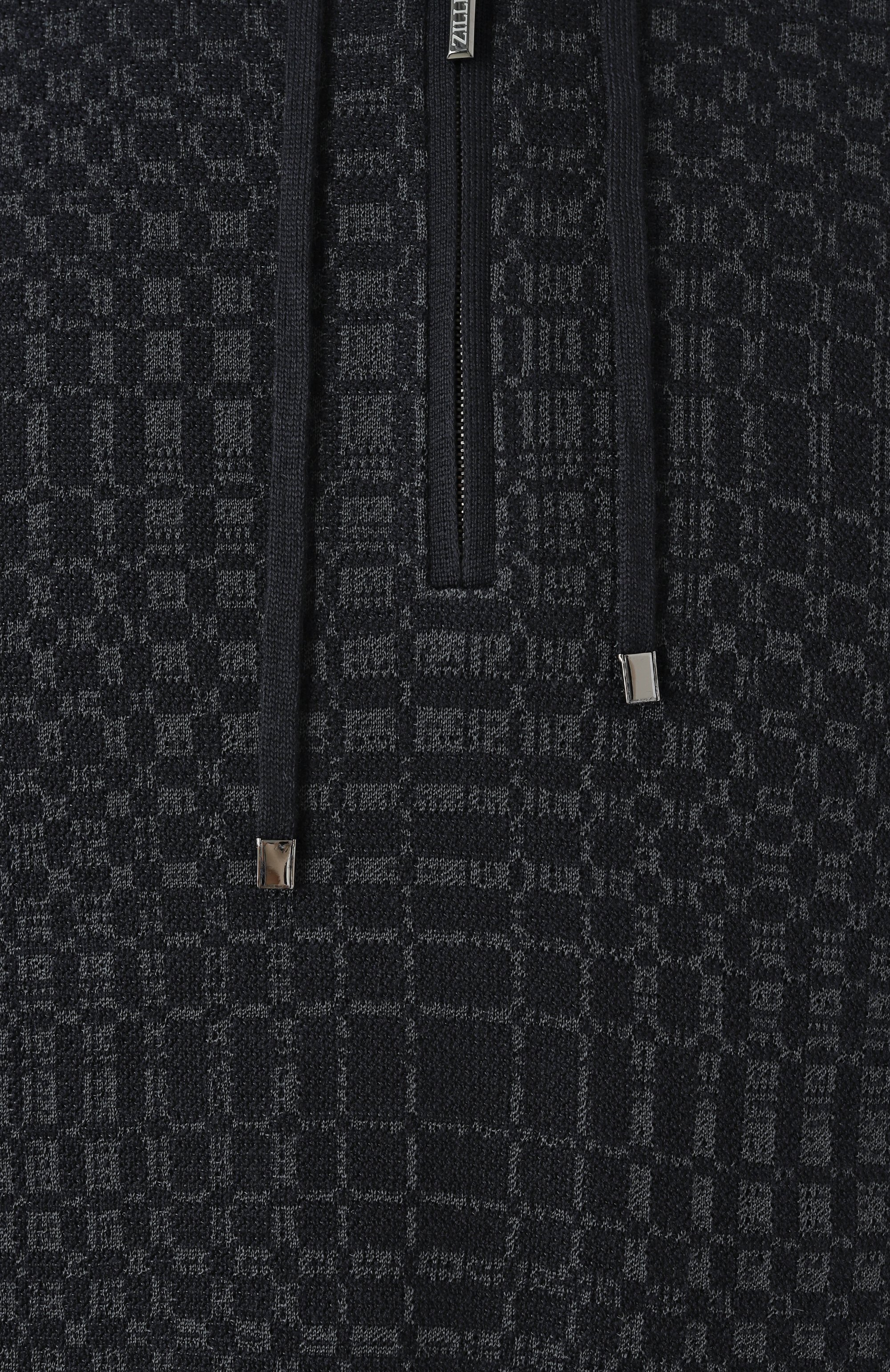 Худи из шерсти и шелка ZILLI, арт. KH0001M0230VRAD00/62, фото 6