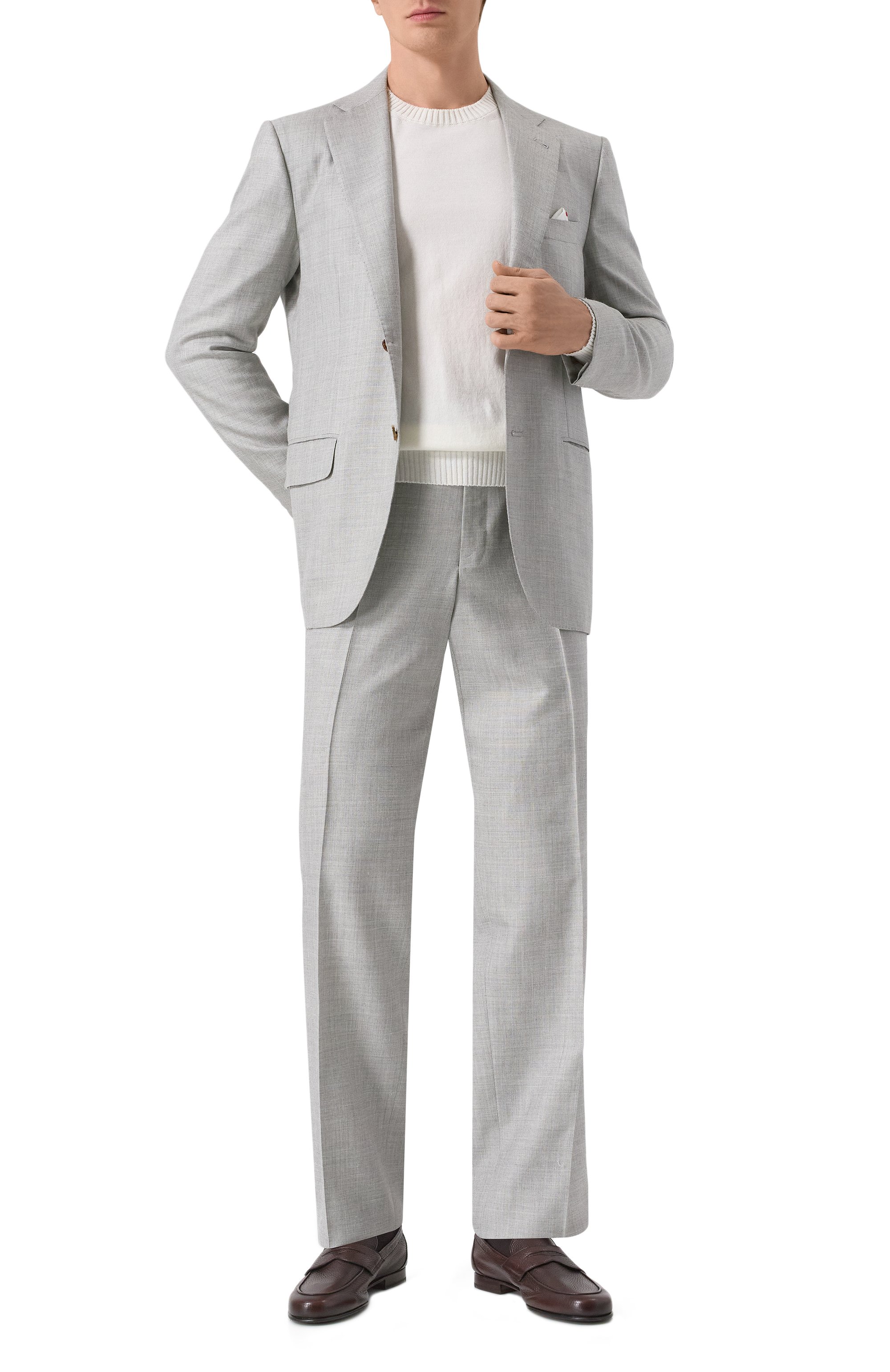 Костюм из кашемира и шелка KITON, арт. UA81K0600E01, фото 2