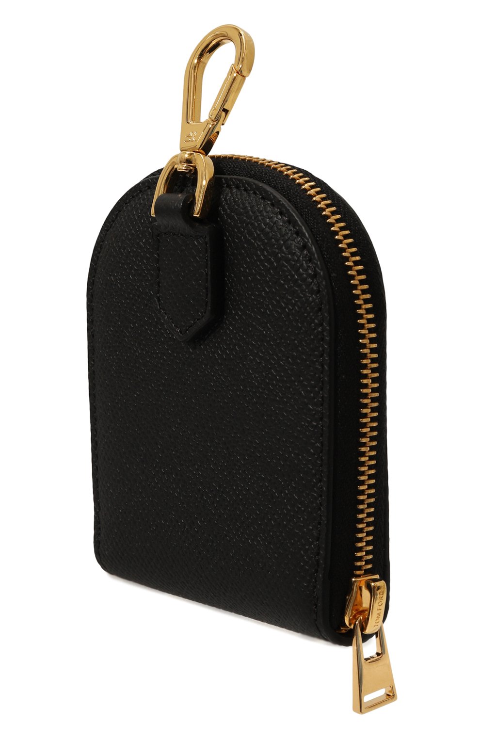 Кожаный кошелек для монет TOM FORD черного цвета по цене 67300 руб., арт. Y0311T/LCL081, фото 3 Кожаный кошелек для монет TOM FORD, арт. Y0311T/LCL081, фото 3