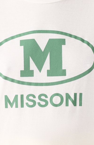 Хлопковая футболка M MISSONI кремового цвета по цене 10850 руб., арт. 2DL00044/2J003J, фото 5 Хлопковая футболка M MISSONI, арт. 2DL00044/2J003J, фото 5
