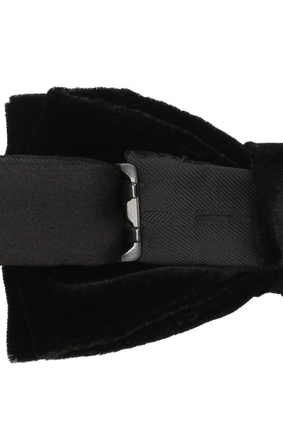 Галстук-бабочка из вискозы и шелка LANVIN, арт. 24600/B0W TIE, фото 3