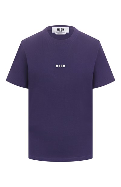 Женская хлопковая футболка MSGM, арт. 3841MDM500/257002