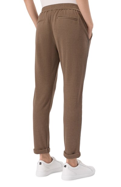 Брюки из хлопка и шелка BRUNELLO CUCINELLI, арт. MD828SM679, фото 4