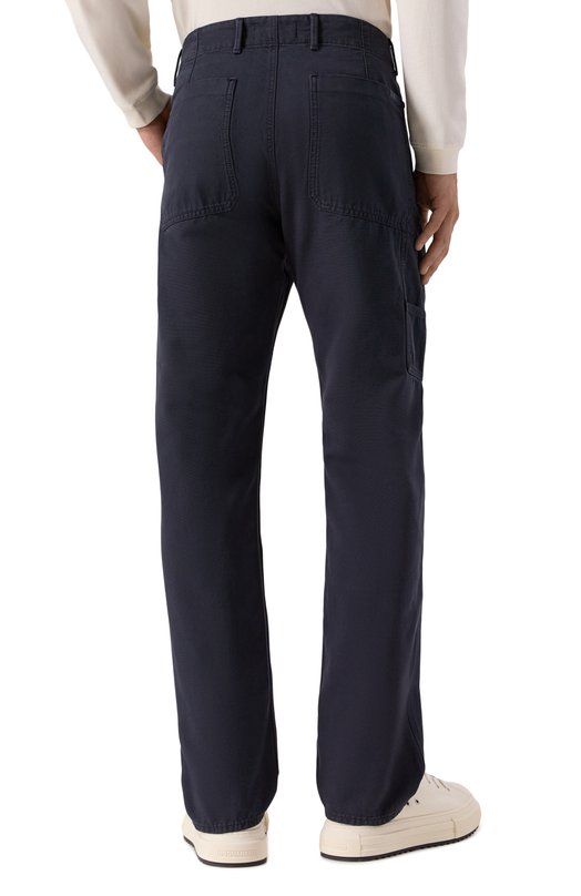 Хлопковые брюки 7 For All Mankind 7TI30E441DF Синий  7TI30E441DF Фото 4