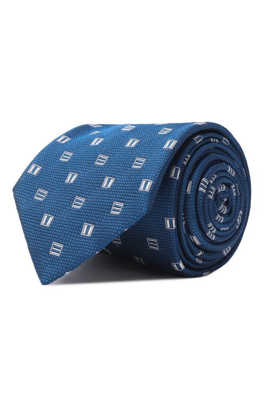 Шелковый галстук Brioni 061D00/PD479 Синий 061D00/PD479