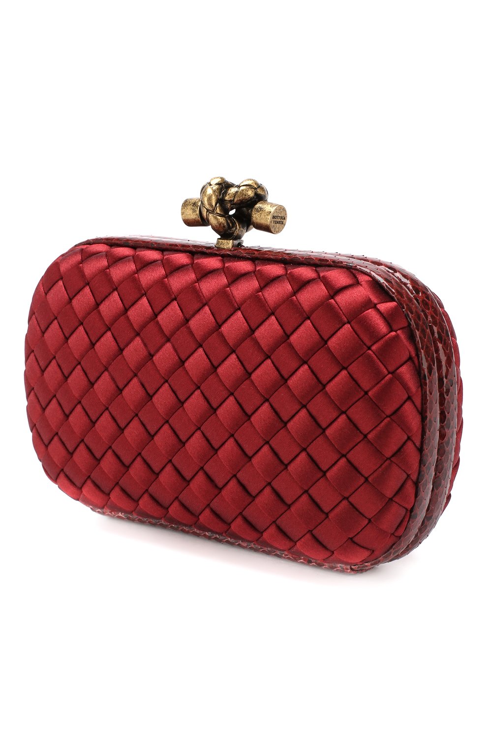 Клатч chain knot из сатина  BOTTEGA VENETA, арт. 113085/VG0HG, фото 3