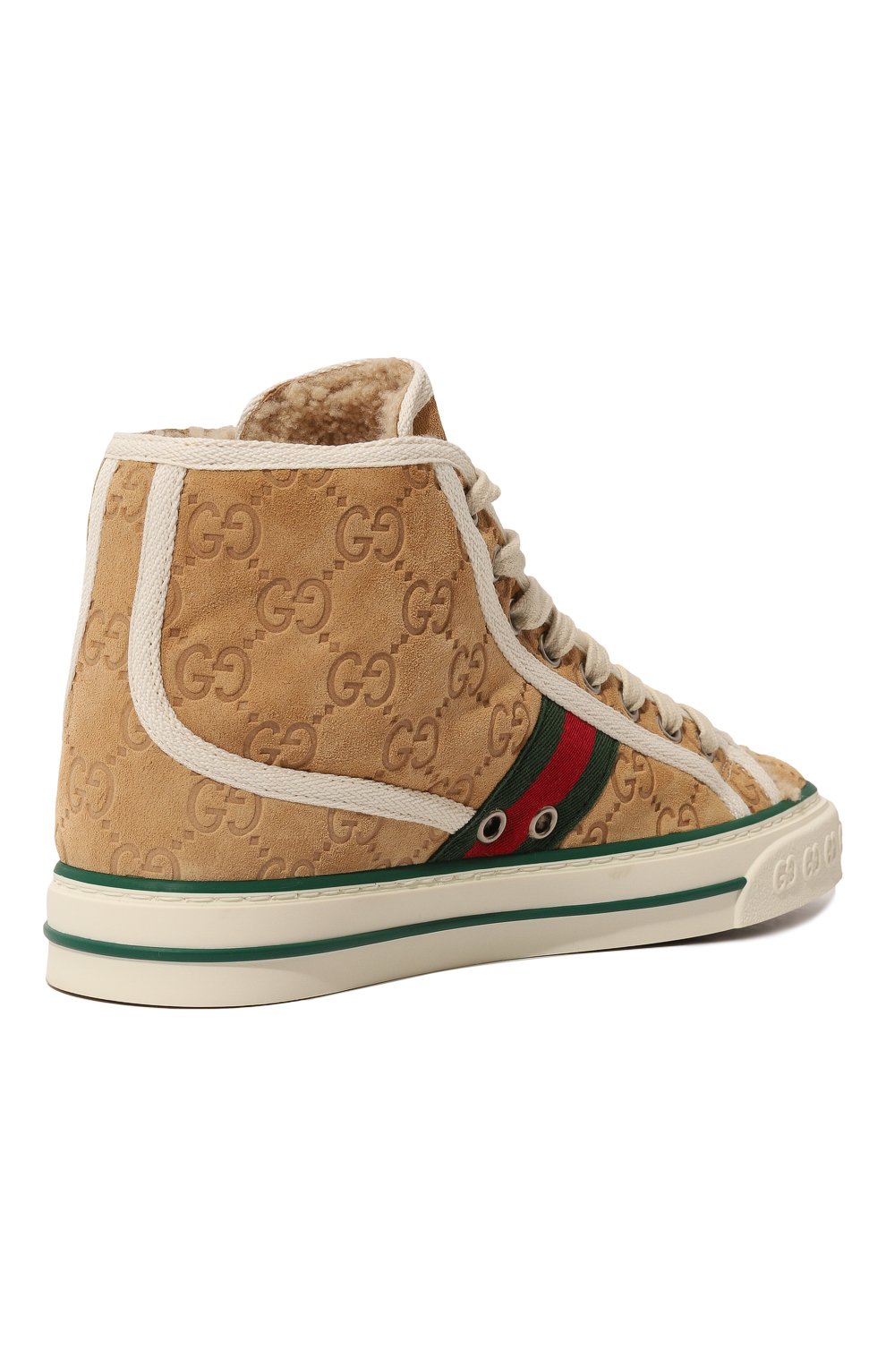 Замшевые кеды gucci tennis 1977 GUCCI, арт. 649327 UJ510, фото 5