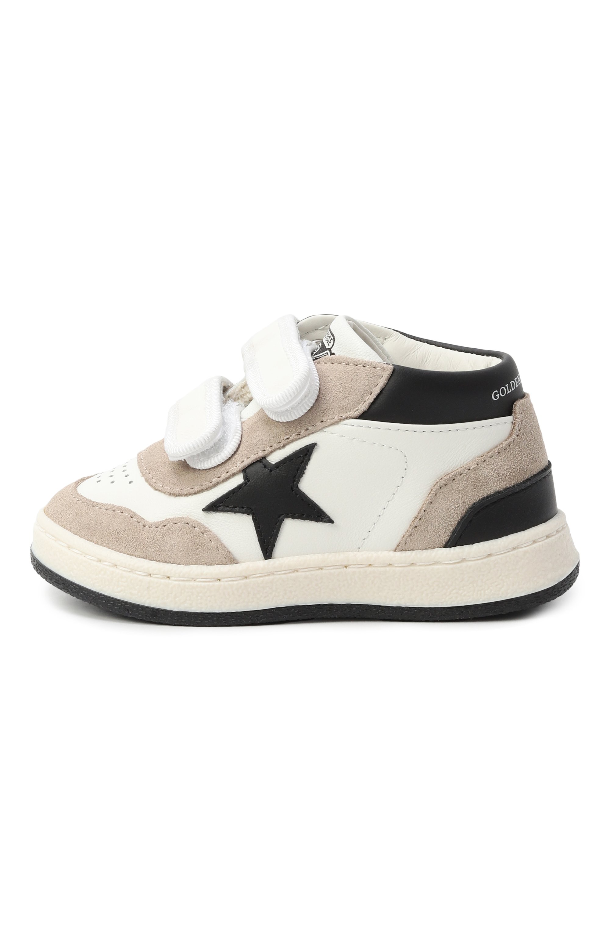 Кожаные кеды june GOLDEN GOOSE DELUXE BRAND разноцветного цвета по цене 22100 руб., арт. GJF00773.F007415, фото 2 Кожаные кеды june GOLDEN GOOSE DELUXE BRAND, арт. GJF00773.F007415, фото 2