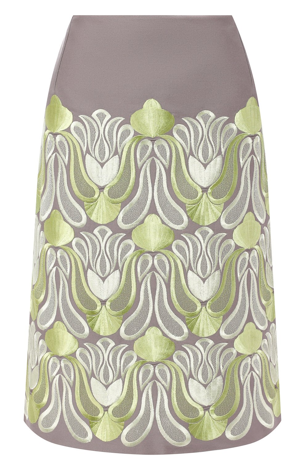 Хлопковая юбка DRIES VAN NOTEN серого цвета по цене 64800 руб., арт. 192-10802-8063, фото 1 Хлопковая юбка DRIES VAN NOTEN, арт. 192-10802-8063, фото 1