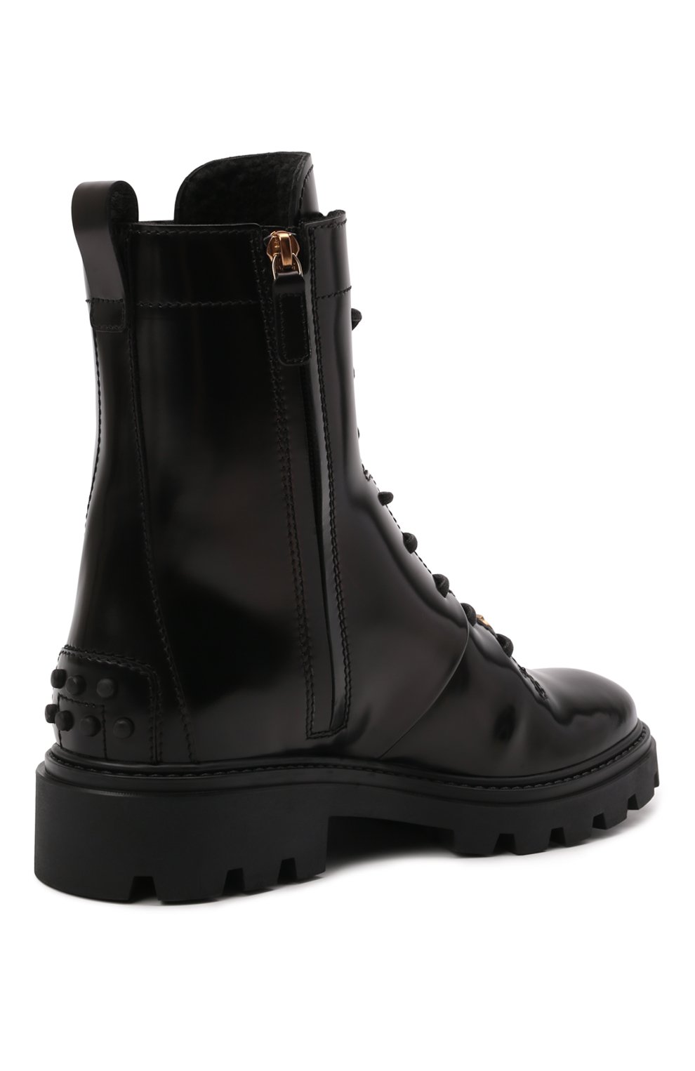 Кожаные ботинки TOD’S, арт. XXW08J0EY51AKT, фото 4